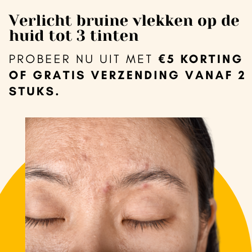 Bruine vlekken in het gezicht verminderen